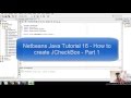 Java Swing Tutorial 16 - How to create JCheckBox - Part 1