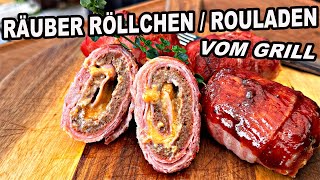 Räuber Röllchen / Hack Rouladen vom Grill genial lecker | The BBQ BEAR