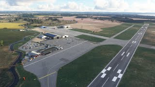 Exploring EGMD Lydd Airfield from Orbx in Microsoft Flight Simulator