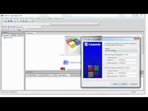 Typing and running your first program in CodeBlocks Typing and running your first program in CodeBlocks