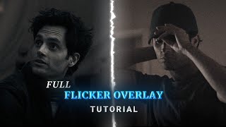 full flicker overlay tutorial on Alight motion (+preset)