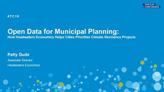 Open data for municipal planning | Prioritizing climate resilience with Headwaters Economics