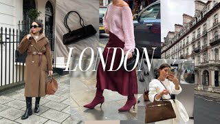 LONDON VLOG 🇬🇧 STROLLING STREETS, CAFEES, RESTAURANTS, SHOPPING IN SELFRIDGES, THEATRE \u0026 MY OUTFITS