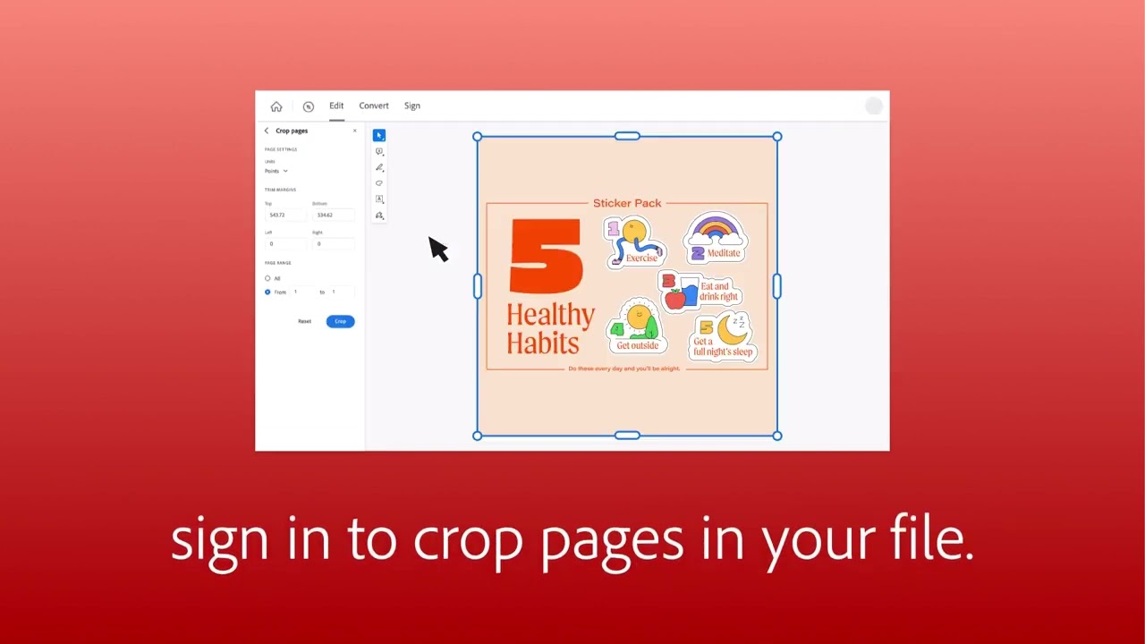 How To Crop A PDF: Easily Crop PDF Pages Online | Adobe Acrobat | Adobe ...