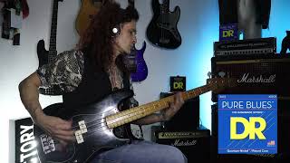 Confronto Corde per Basso: DR Strings Hi Beams vs Fat Beams vs Pure Blues - Paul Del Bello