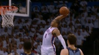 Russell Westbrook Gets Free and Throws the Hammer Down!