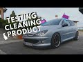 PEUGEOT 206 TESTING CLEANING PRODUCT