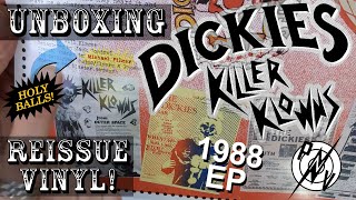 Unboxing THE DICKIES New KILLER KLOWNS Vinyl EP Reissue PUKE N VOMIT #VC