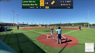 Dynasty Blue 8U vs. Lamar Elite 9u (2022.01.30)