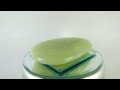 natural green nephrite jade polished gemstone