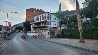 Alanya 1. Bölüm   4️⃣K  kleopatra plajı, yat limanı, kızıl kule    Аланья