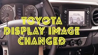 TOYOTA RADIO DISPLAY IMAGE