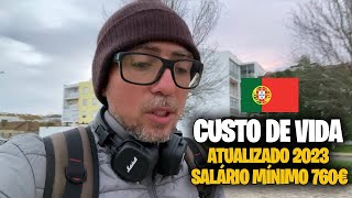 CUSTO DE VIDA EM PORTUGAL 🇵🇹 ATUALIZADO, como é viver ganhando um salário mínimo