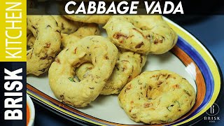 Cabbage Vada | CABBAGE MINAPA GARELU | Brisk Kitchen