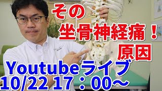 ヘルニアなのか脊柱管狭窄症なのか？あなたの坐骨の痛みの原因についてYouTubeライブで解説します！