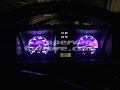 VW T3 T25 or Vanagon Back lit dash pod  Plasma Gauge Kit demo from CVC