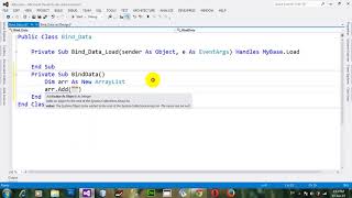 Binding ComboBox with arraylist in VB NET 2012
