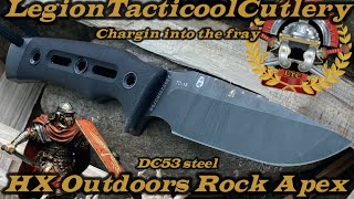 HX Outdoors Rock Apex•DC53 hard outdoor use #edc #bushcraft #knife #blade #huntingknife #fixedblade