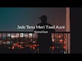 Jado Tenu Meri Yaad Auni | slowed+reverb - @slowedGeet
