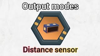 How do the distance sensor's output modes work? - DISTANCE SENSOR TUTORIAL