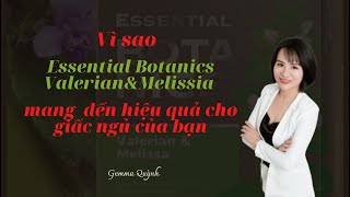 Gemma Quỳnh| Giới thiệu sản phẩm Essential Botanics Valerian \u0026 Melissa cho giấc ngủ sâu hiệu quả