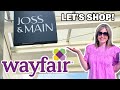 Let's Shop the NEW #Wayfair Store! Joss & Main Browse with Me!