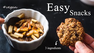 Low-effort Vegan Snack Ideas (healthy + easy)