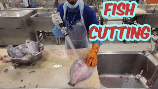 How to clean a whole fish for grilling | fishcutting_skills |Souq Al Jubail|Sharjah |UAE