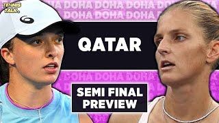 Swiatek vs Pliskova | Qatar Open 2024 Semi Final | Tennis Prediction