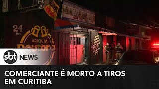 Comerciante é morto a tiros em Curitiba | SBT News na TV (23/01/23)
