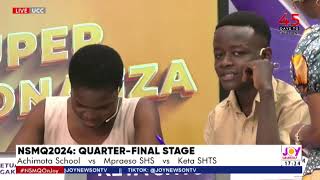 #NSMQ2024 QuarterFinals: Achimota School vs Mpraeso SHS vs Keta SHS