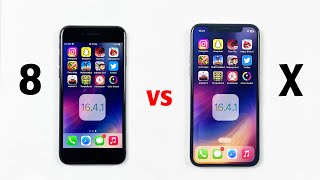 Should You Buy in 2023 ? - iPhone 8 vs iPhone X SPEED TEST in 2023 After iOS 16.4.1