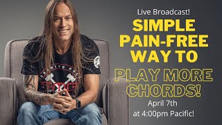 Simple Pain-Free Way to Play More Chords | GuitarZoom.com