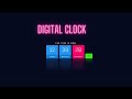 How to create Digital Clock with Reflection in HTML CSS & JS | With source code#digitalclock #clock