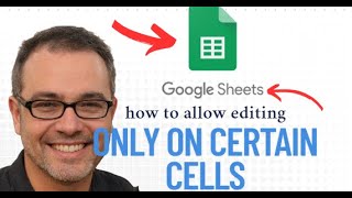How To Allow Editing Only in Certain Cells when sharing Google spreadsheet (Quick & Easy)