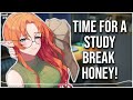 3DIO | Girlfriend Makes You Take A Study Break 📚 | ASMR RP | Stretching, Cuddling & Head Pats