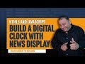 Javascript Digital Clock Tutorial | Code a Digital Clock in JavaScript