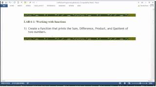 Python Module 06 04 Lab 6 1 Starter