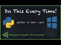 Python Virtual Environments on Windows 10