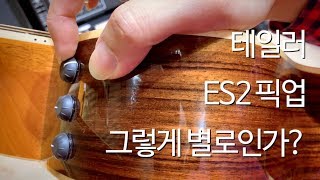 테일러 es2 픽업 그렇게 별로인가? 조병장 리뷰