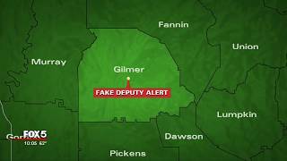 Gilmer County fake deputy alert