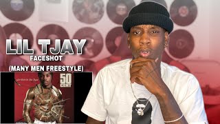 FIRST TIME EVER HEARING Lil Tjay - FACESHOT (Many Men Freestyle) REACTION