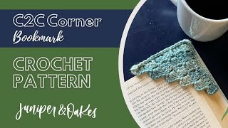 How to C2C - Corner Bookmark  - Free Crochet Pattern Tutorial