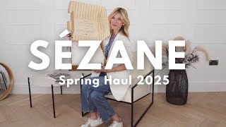 SEZANE SPRING FASHION HAUL 2025 | 8 French Chic Outfits