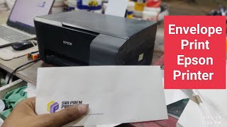 9x4 Envelope Print in Epson L3110 Printer