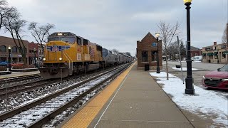 1 Hour 52 Minute Delayed Amtrak California Zephyr #6 And Metra Train #2024 At LaGrange Rd On 1/12/24