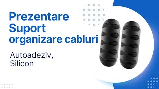 Prezentare Suport pentru organizarea cablurilor 2 buc