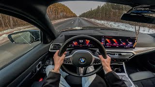 BMW 320i G20 2025 [2.0 184HP] POV Test Drive 4K