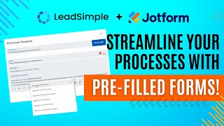 How to Pre Populate Forms with Custom URLs in LeadSimple