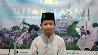 Ujian Tasmi' UAS Semester Ganjil TP. 2024-25 a.n Lukman Hariz Firdaus, Santri STCA Kelas VII